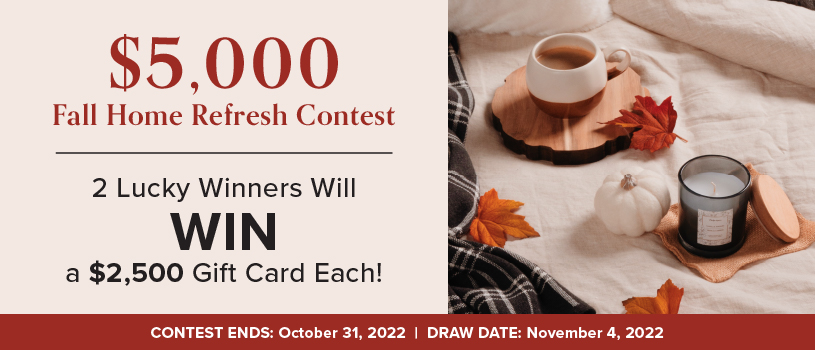 Fall Financial Refresh $5,000 Fall Home Refresh EN 2022 - FB