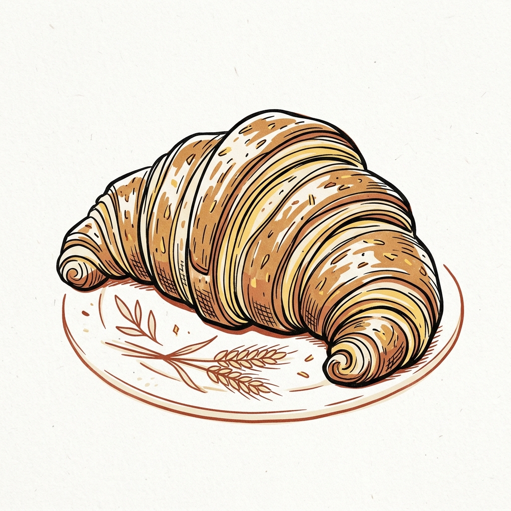 Flaky Croissant