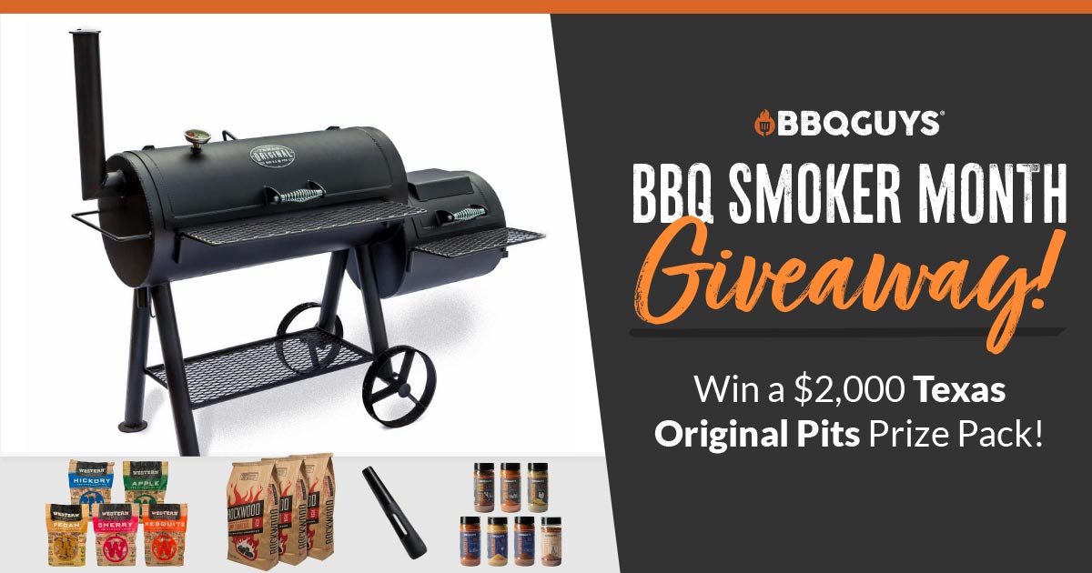Enter to win a $2,000 Texas Original Pits prize pack including a Texas Original Pits Offset Smoker!