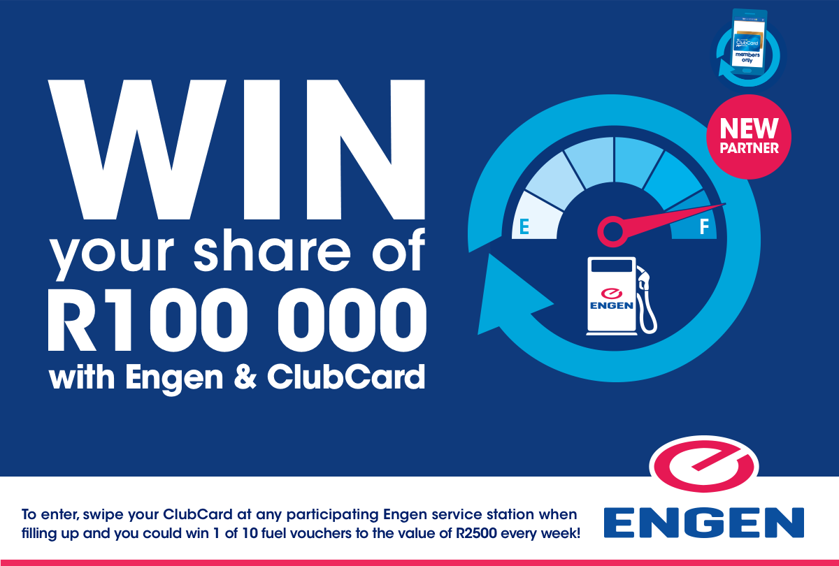 Clicks Win 1 of 10 Engen fuel vouchers Competitions South Africa