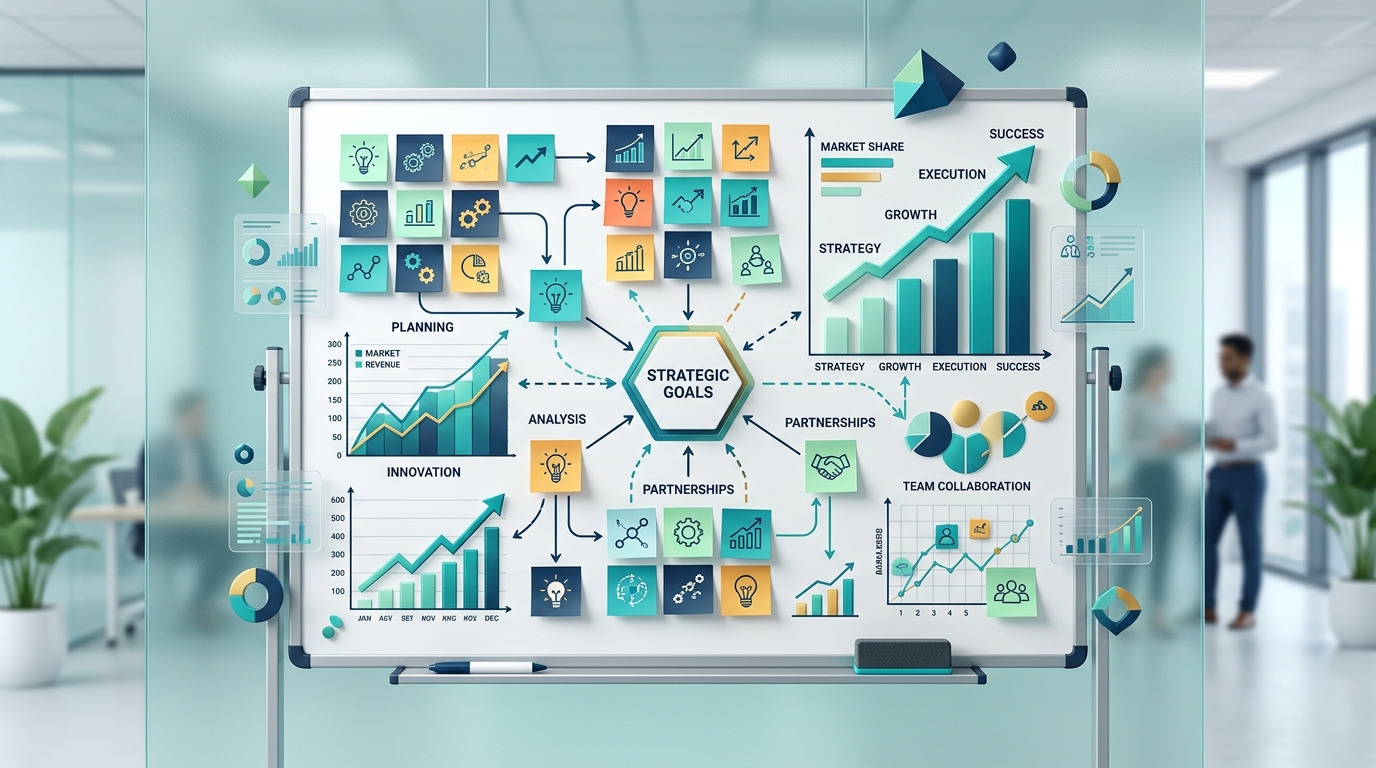 Strategy Whiteboard Illustration